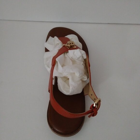 Michael Kors Brown T-Strap Sandals Size 9.5 M - Picture 8 of 13